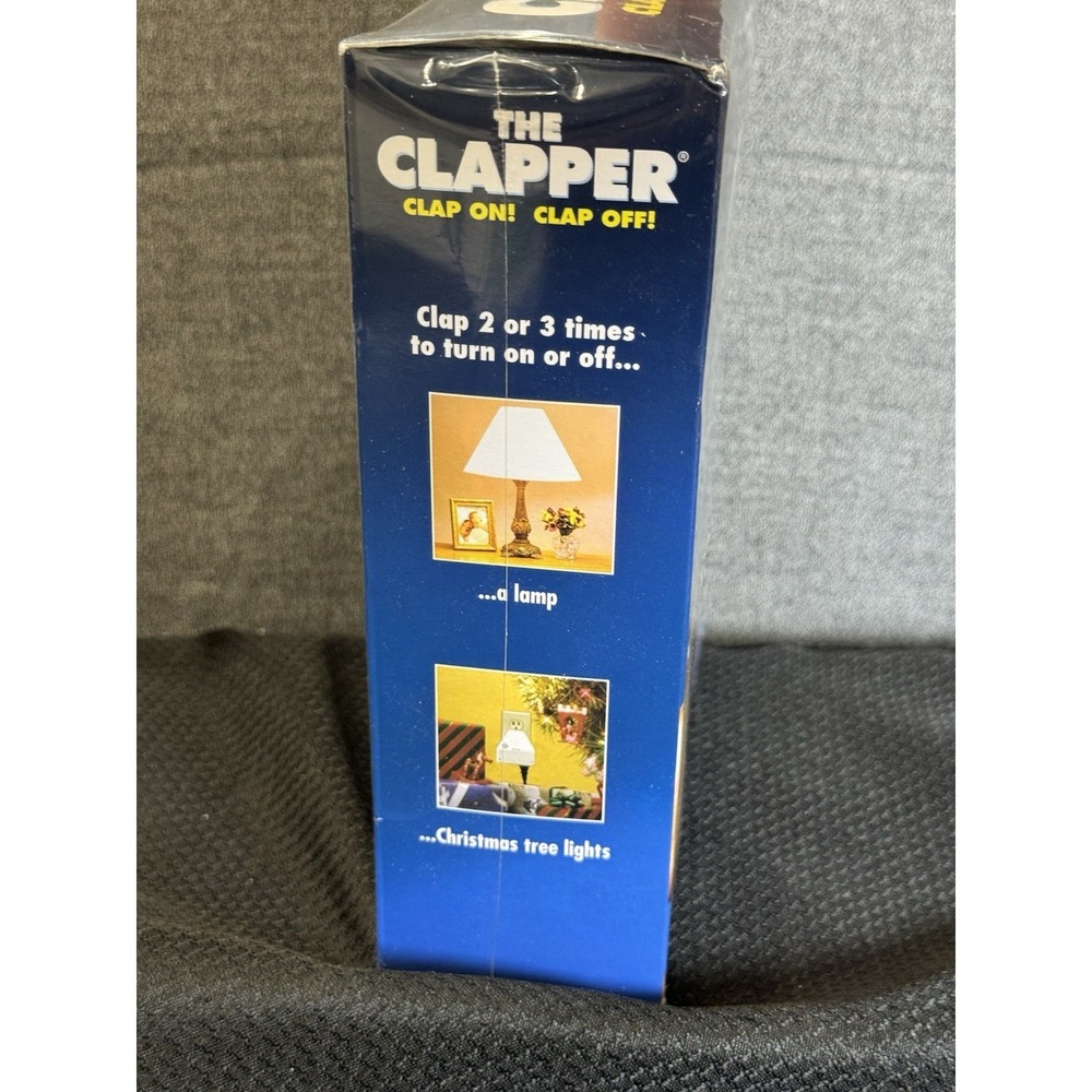 Vintage 1998 The Clapper Original Sound Activated On/Off Switch Outlet Lamp - Picture 2 of 8